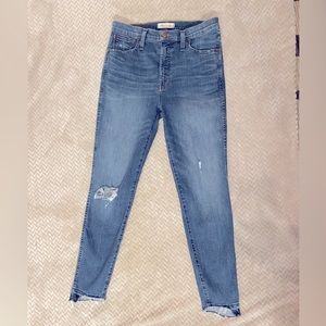 Madewell High Rise Skinny Jeans